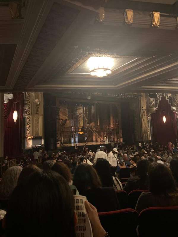 Hollywood Pantages Theatre, section: Orchestra L, row: TT, seat: 13