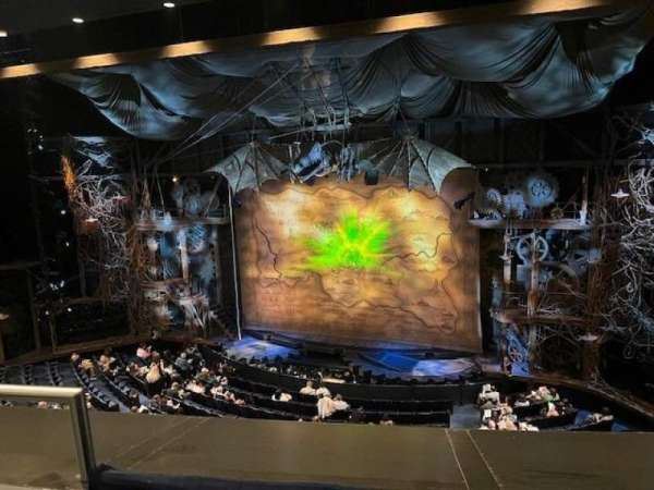 Gershwin Theatre, section: Front Mezzanine R, row: B, seat: 2