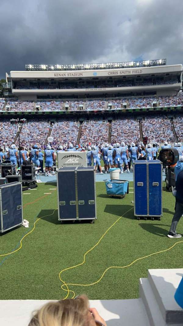 Kenan Memorial Stadium, section: 125, row: B, seat: 2