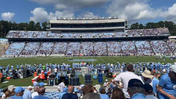 Kenan Memorial Stadium, section: 125, row: T, seat: 2