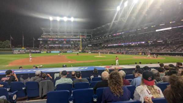 Progressive Field, section: 163, row: L, seat: 9