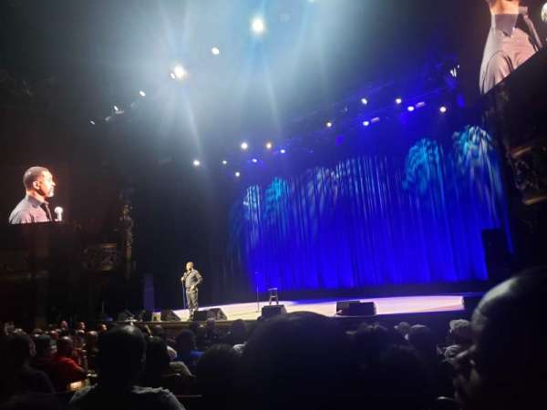 The Venetian Theatre, section: 1, row: K, seat: 4