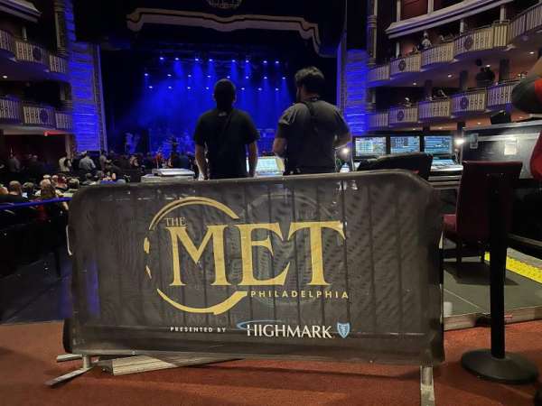 The Met Philadelphia, section: Orchestra 7, row: B, seat: 5
