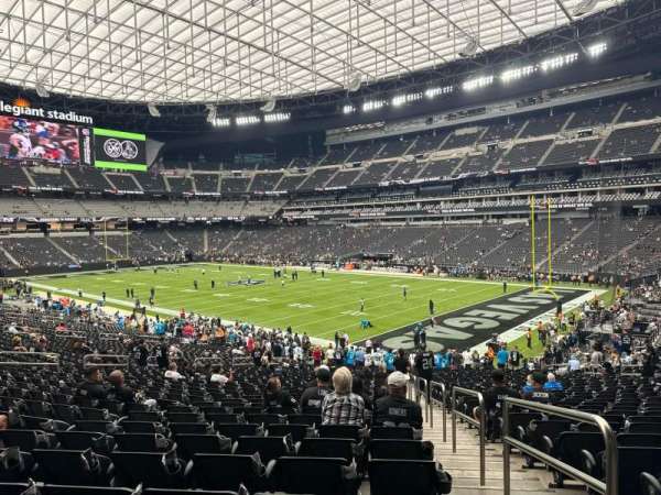Allegiant Stadium, section: 106, row: 35, seat: 1
