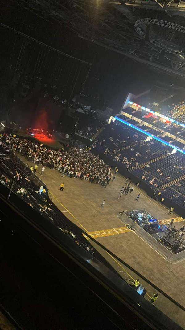 The O2, London, section: 408, row: B, seat: 577
