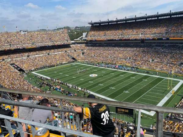 Acrisure Stadium, section: 541, row: J, seat: 8
