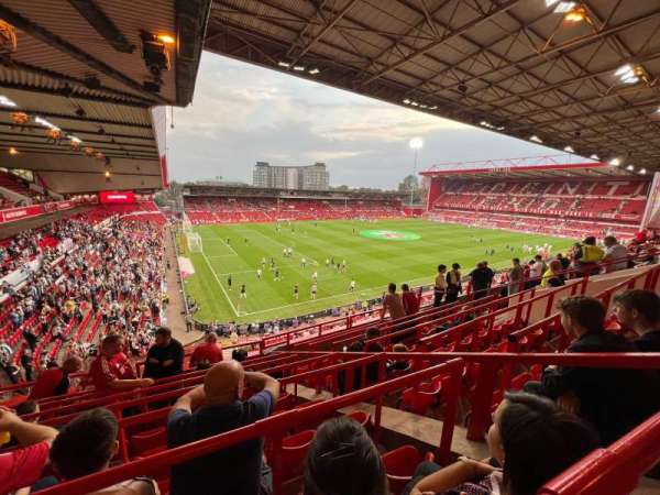 City Ground, section: U1, row: H, seat: 15