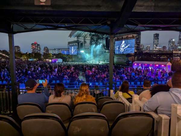 Huntington Bank Pavilion at Northerly Island, section: G - VIP, row: 5, seat: 2