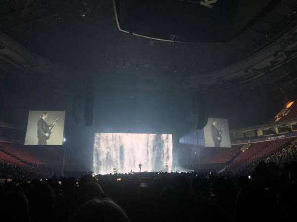 Rogers Arena, section: floor, row: 20, seat: 6