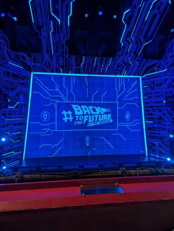 Adelphi Theatre, section: Dress circle, row: A, seat: 23