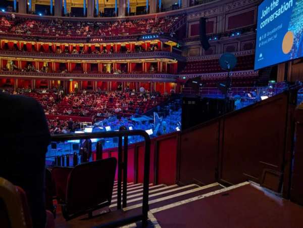 Royal Albert Hall, section: O, row: 2, seat: 6