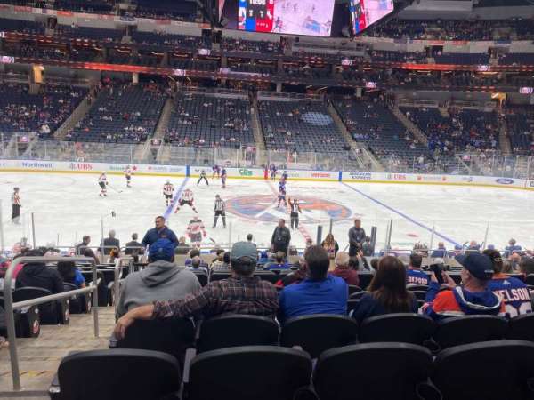 UBS Arena, section: 104, row: 16, seat: 19