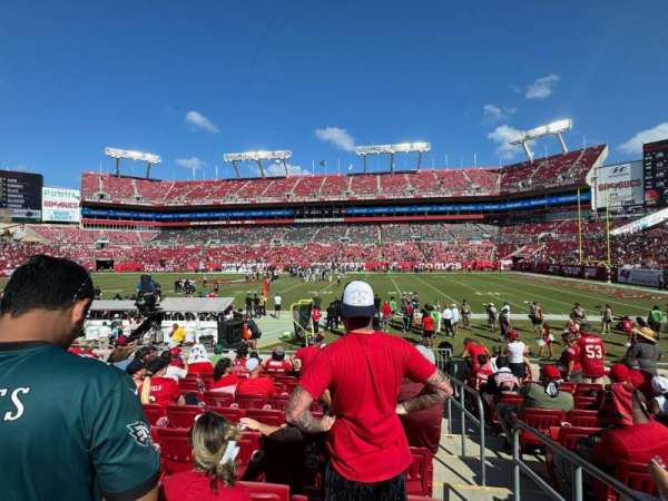 Raymond James Stadium, section: 112, row: K, seat: 24