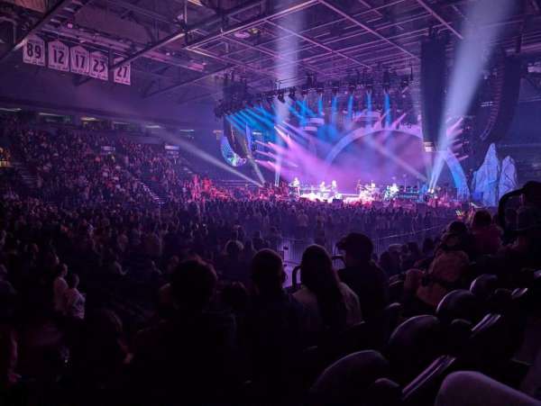 Blue Arena, section: F, row: 7, seat: 6