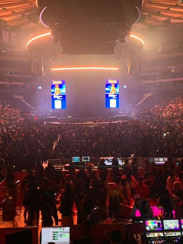 Madison Square Garden, section: 102, row: 8, seat: 4