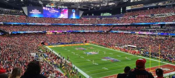 Allegiant Stadium, section: 205, row: 13, seat: 10