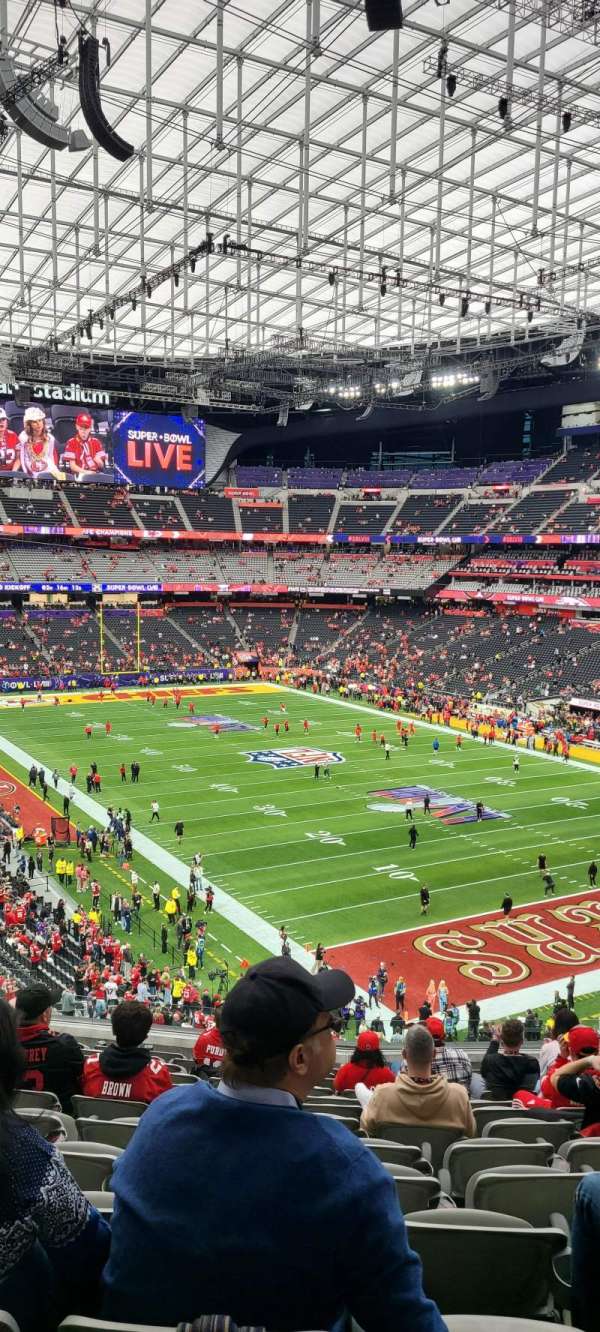 Allegiant Stadium, section: 205, row: 13, seat: 10