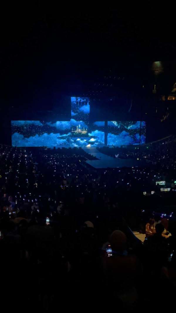 Spectrum Center, section: 102, row: T, seat: 8