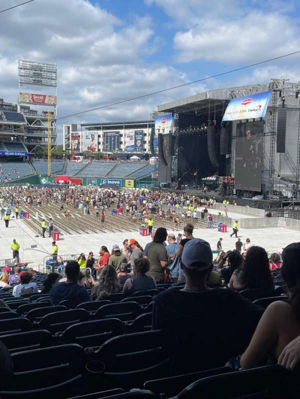 Nationals Park, section: 135, row: MM, seat: 9