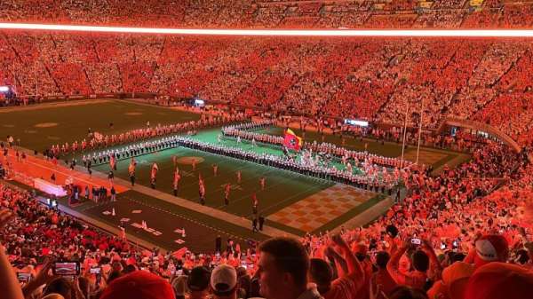 Neyland Stadium, section: Z13, row: 46, seat: 3