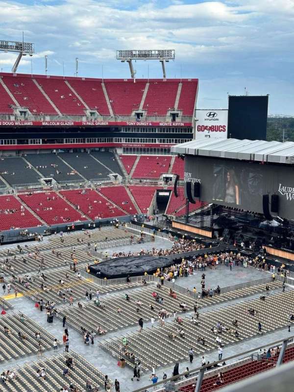 Raymond James Stadium, section: 308, row: A, seat: 8