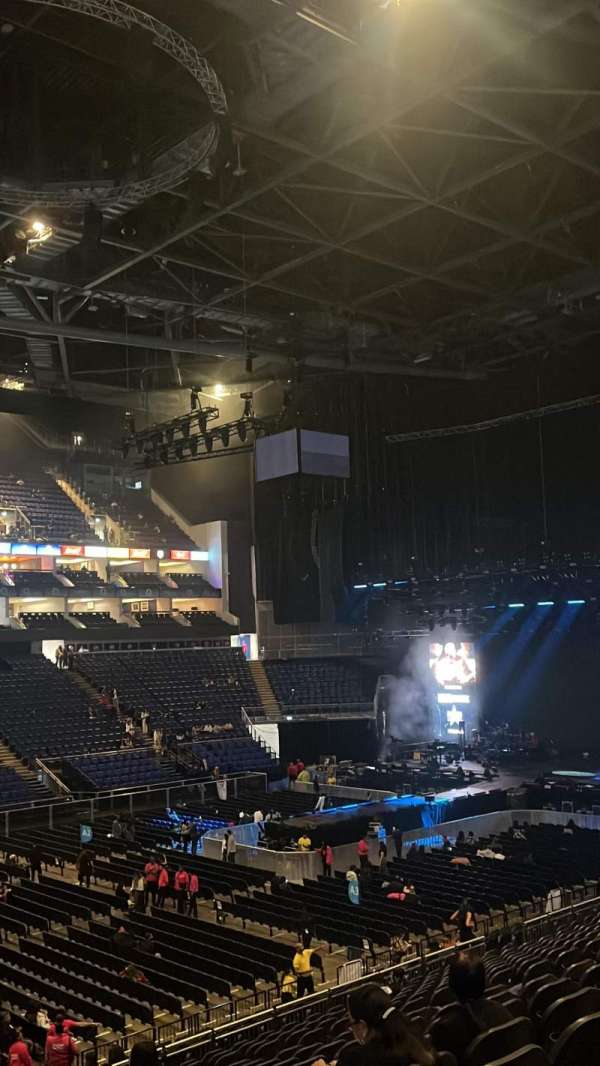 The O2, London, section: 110, row: Z, seat: 307
