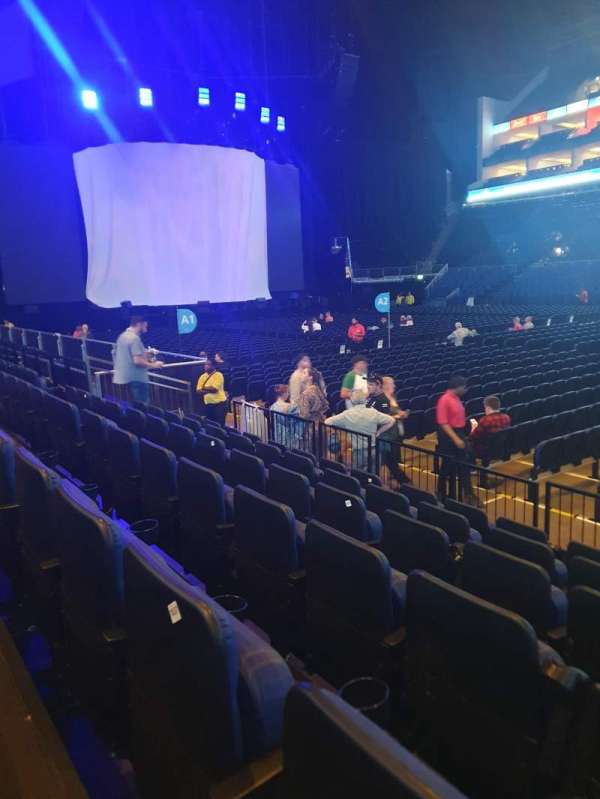 The O2, London, section: 102, row: F, seat: 85