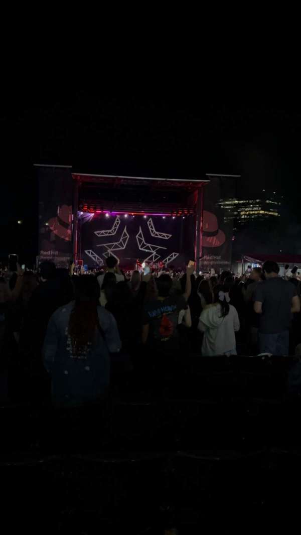 Red Hat Amphitheater, section: 6, row: AA, seat: 14