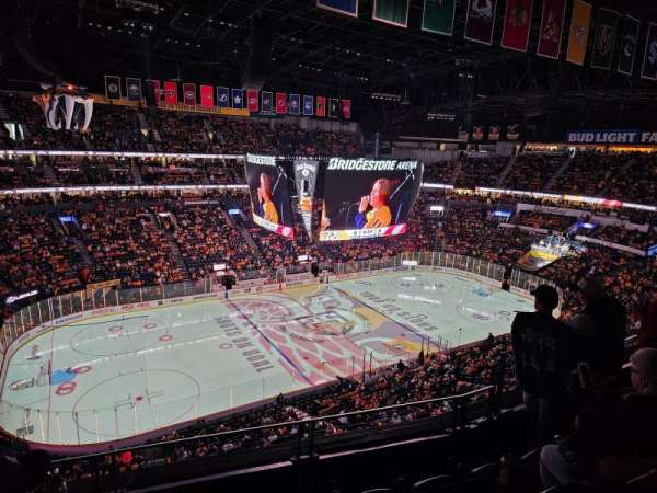 Bridgestone Arena, section: 307, row: D, seat: 3