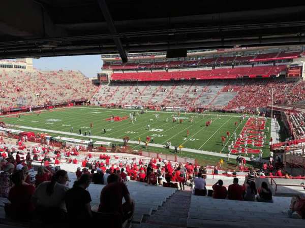 Memorial Stadium, Lincoln, section: 21, row: 42, seat: 33