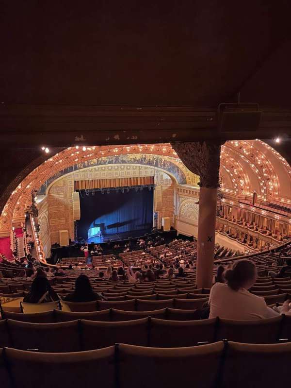 Auditorium Theatre, section: Middle Balcony LS, row: X, seat: 606