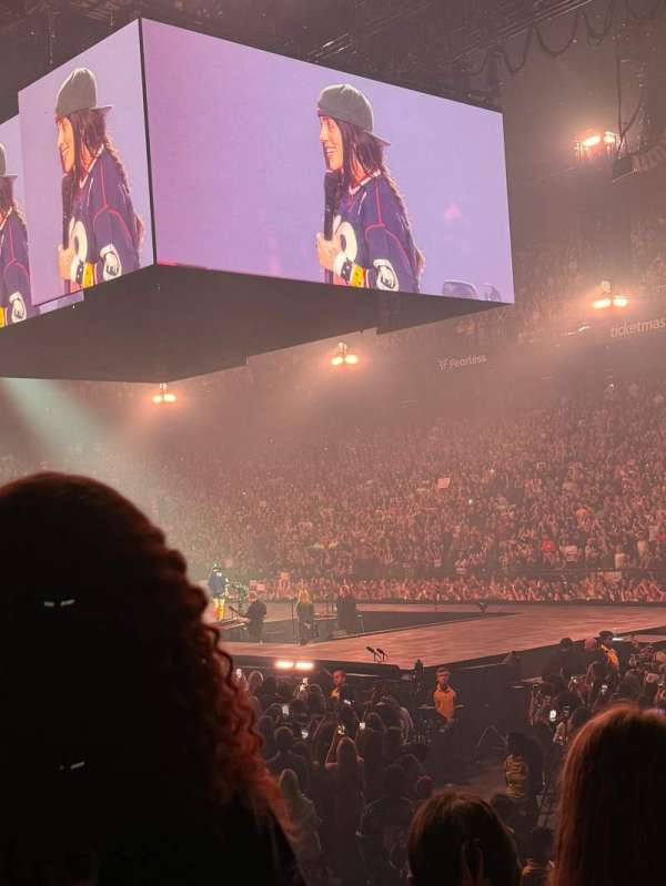 CFG Bank Arena, section: 102, row: F, seat: 2
