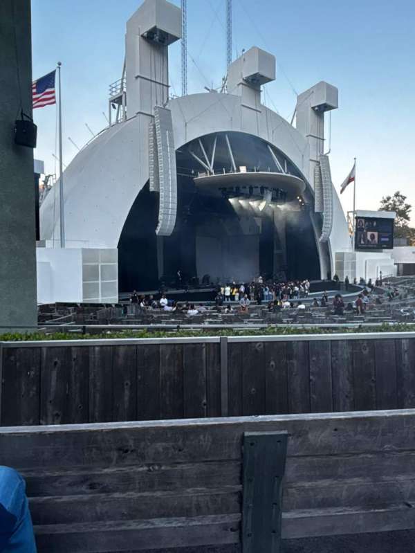 Hollywood Bowl, section: E, row: 3, seat: 17