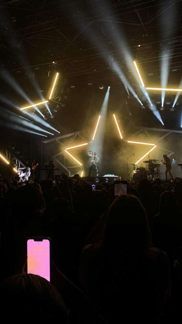 Michigan Lottery Amphitheatre, section: 100A, row: DD, seat: 120