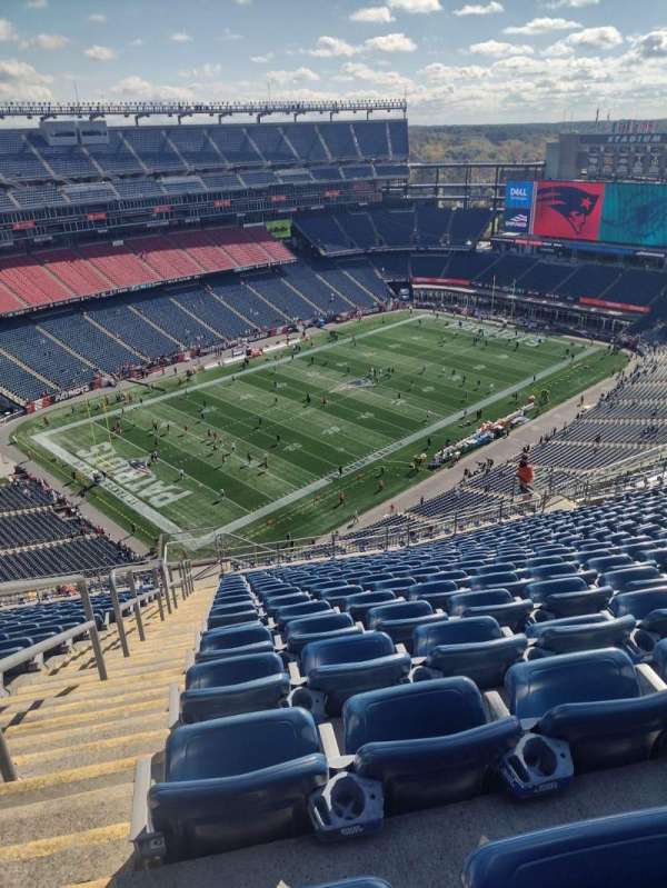 Gillette Stadium, section: 338, row: 24, seat: 20