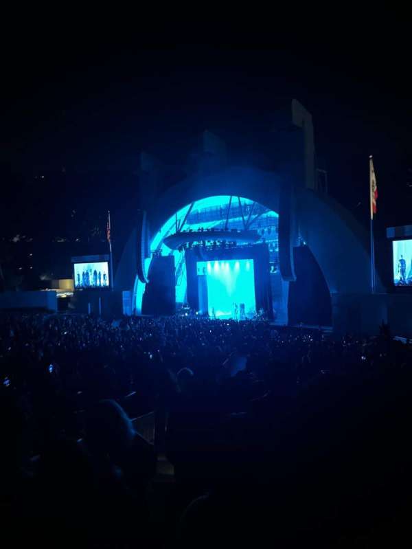 Hollywood Bowl, section: D, row: 13, seat: 4