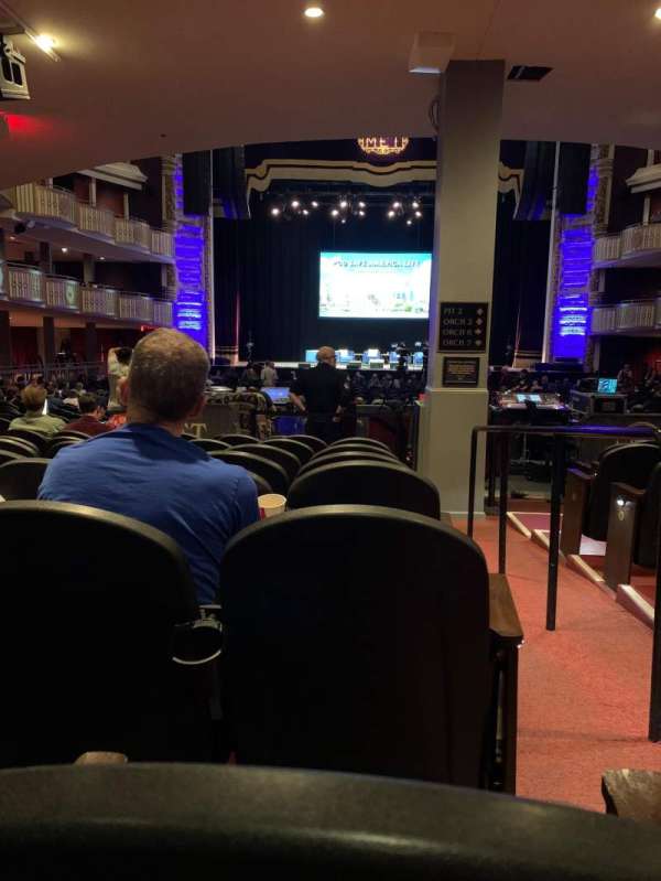 The Met Philadelphia, section: Orchestra 7, row: J, seat: 1