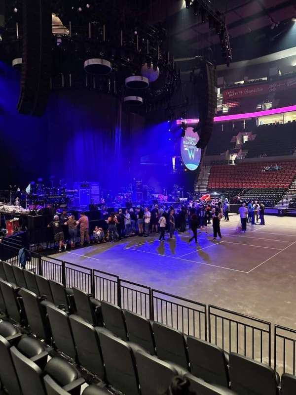 Moda Center, section: 102, row: E, seat: 1