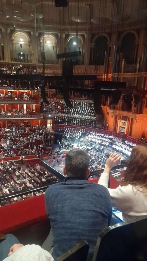 Royal Albert Hall, section: Rausing Circle W, row: 2, seat: 100