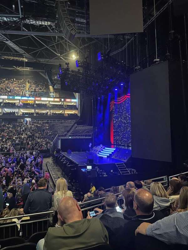 The O2, London, section: 112, row: M, seat: 386