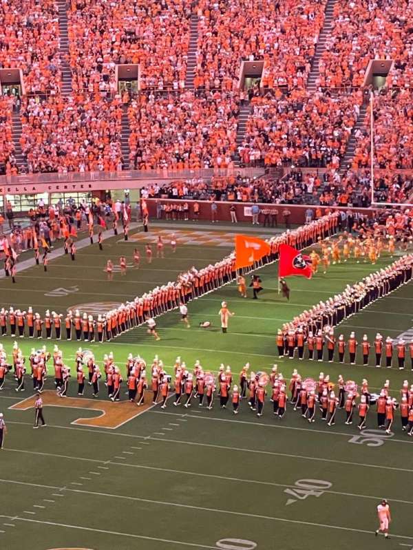 Neyland Stadium, section: II, row: 8, seat: 1