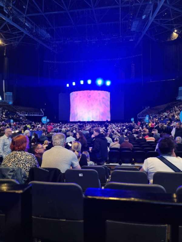 The O2, London, section: 107, row: AA, seat: 223