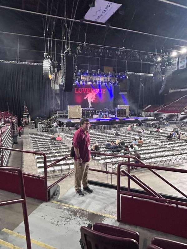 Pan American Center, section: 128, row: 11, seat: 1-2