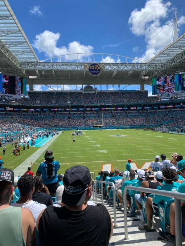 Hard Rock Stadium, section: 106, row: 16, seat: 1-2