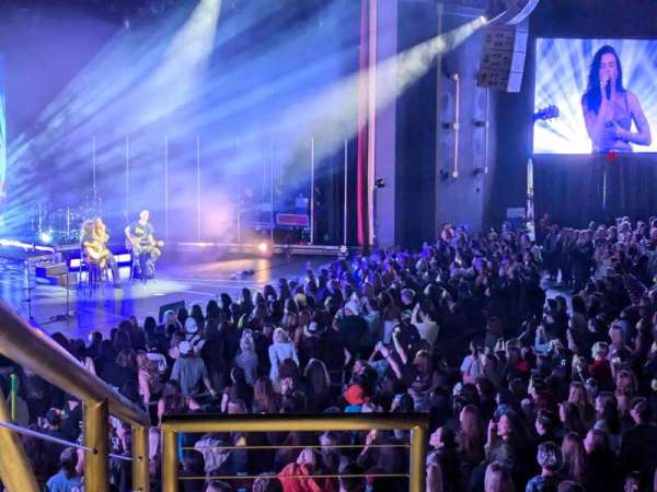 The Greek Theatre, section: North Terrace, row: EE, seat: 19
