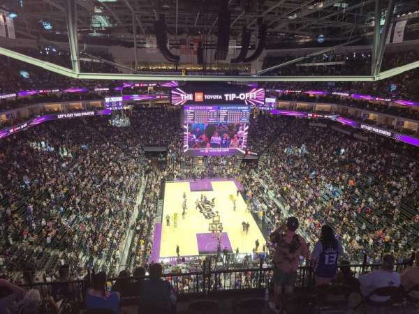 Golden 1 Center, section: 212, row: H, seat: 7