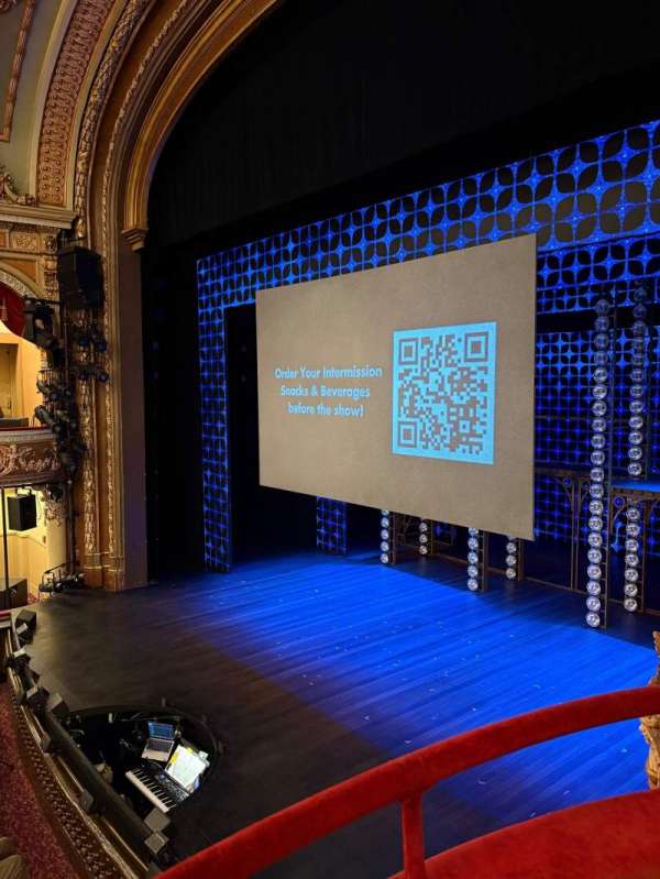 Fulton Theatre, section: MEZZBOX, row: B, seat: 4
