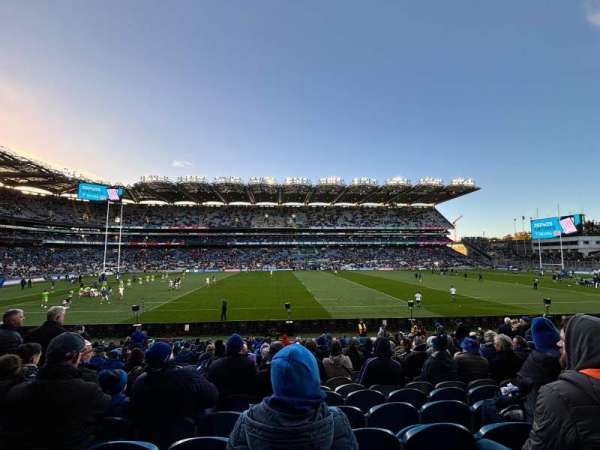 Croke Park, section: 307, row: Y, seat: 4