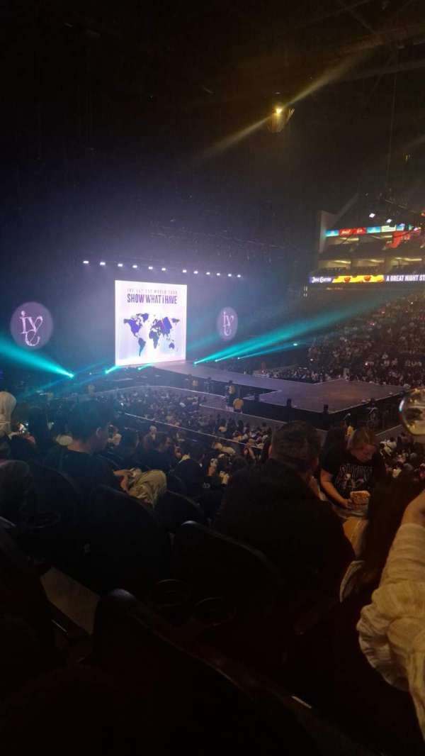 The O2, London, section: 102, row: U, seat: 45