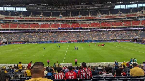 NRG Stadium, section: 106, row: CC, seat: 18